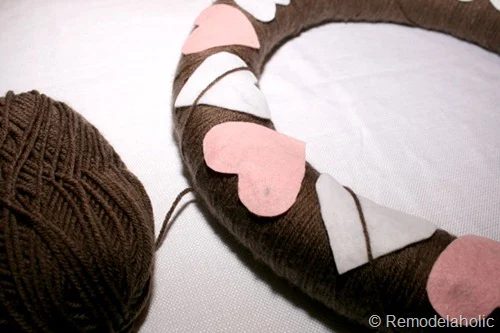 Argyle Valentine's Wreath from Bekob