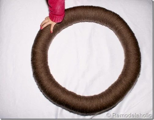 Making a Valentines wreath from Bekob