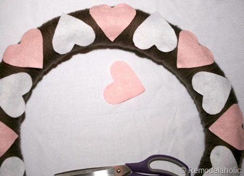 Handmade Valentine's Wreath from Bekob