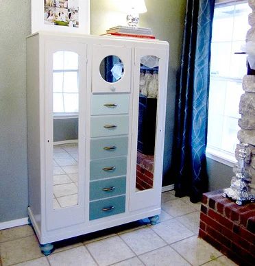 Ombre Armoire Makeover: Before and After