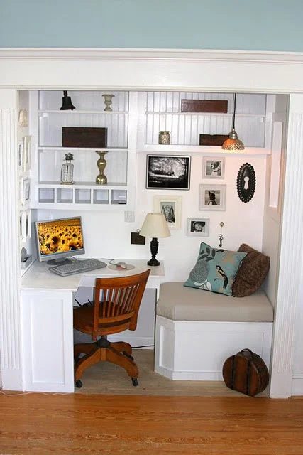 Bekob closet to office nook