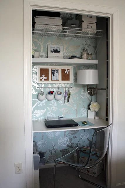 I Heart Organizing office closet