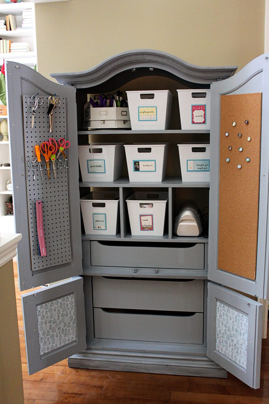 Maple and Magnolia project armoire