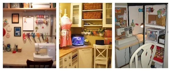 Sewing Space collage
