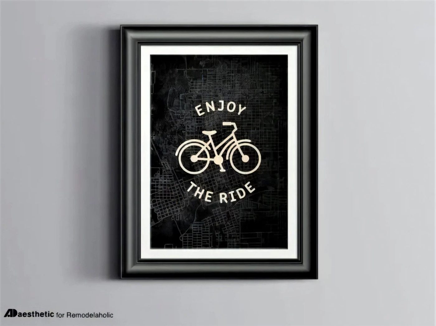 7a Enjoy The Ride Printable Bicycle Graphic Wall Art AD Aesthetic For Bekob 050117