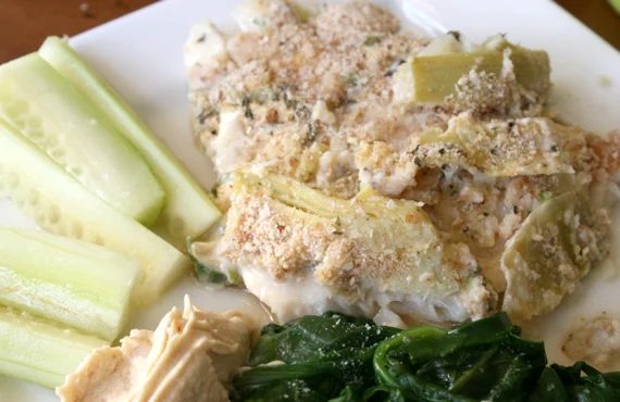 Artichoke Baked Fish Fillets Recipe