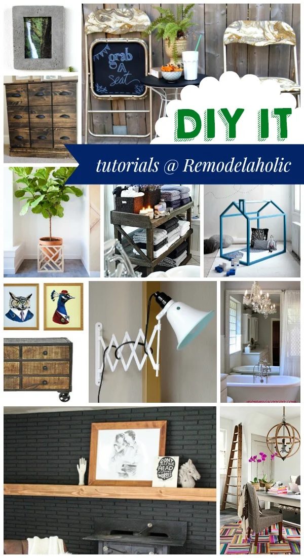 These Handmade tutorials and more over at Bekob.com #buildit #handmade #homedecor