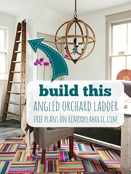 Build your own decorative orchard ladder with plans from Bekob