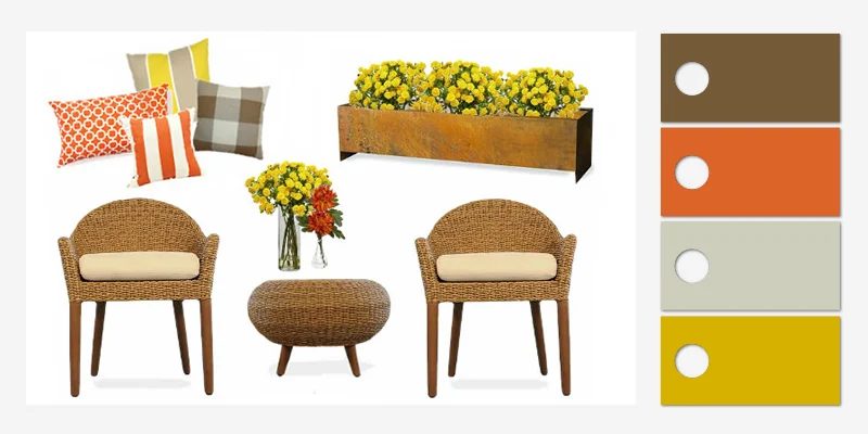 Autumn Patio Decor