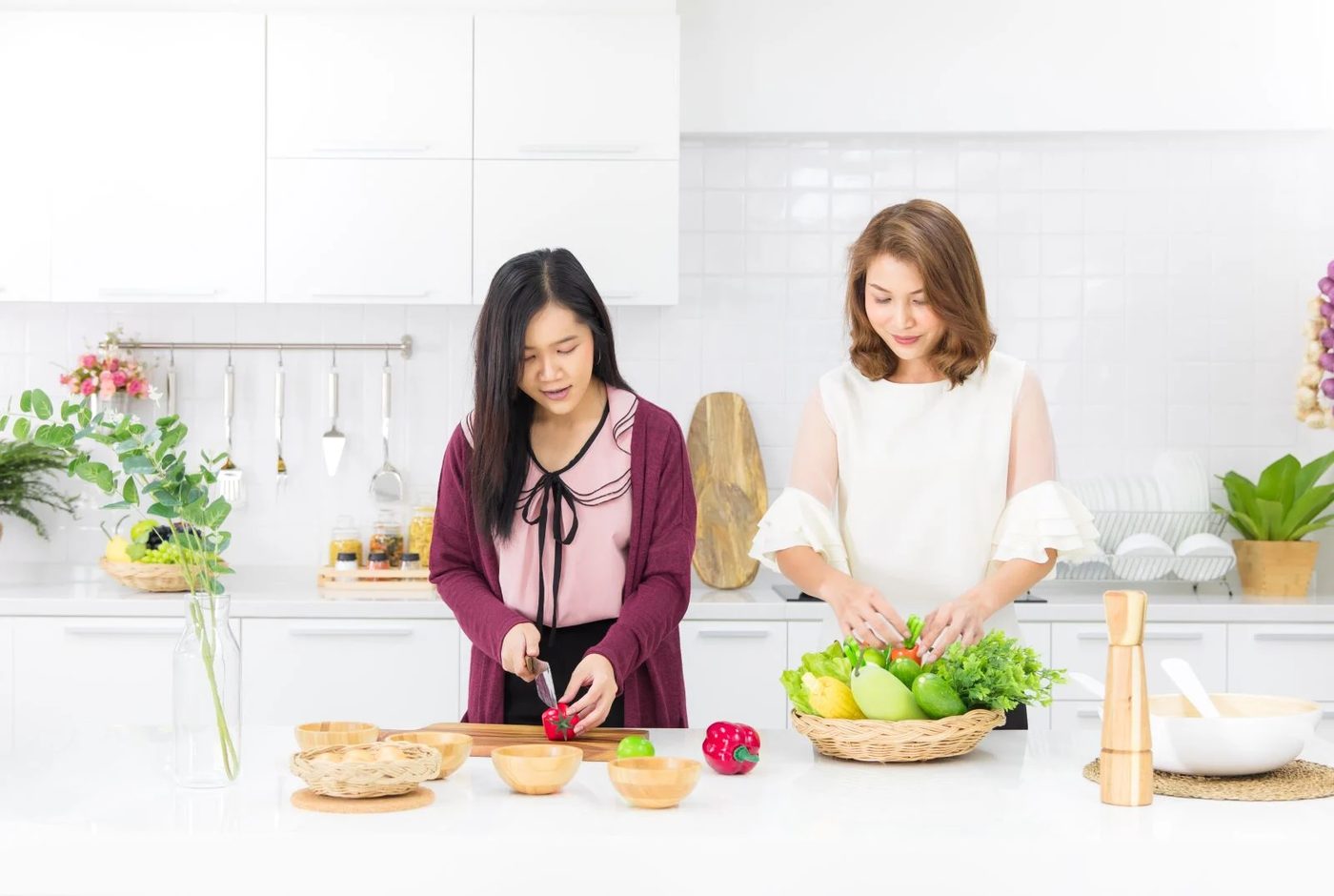 Two Women Kitchen