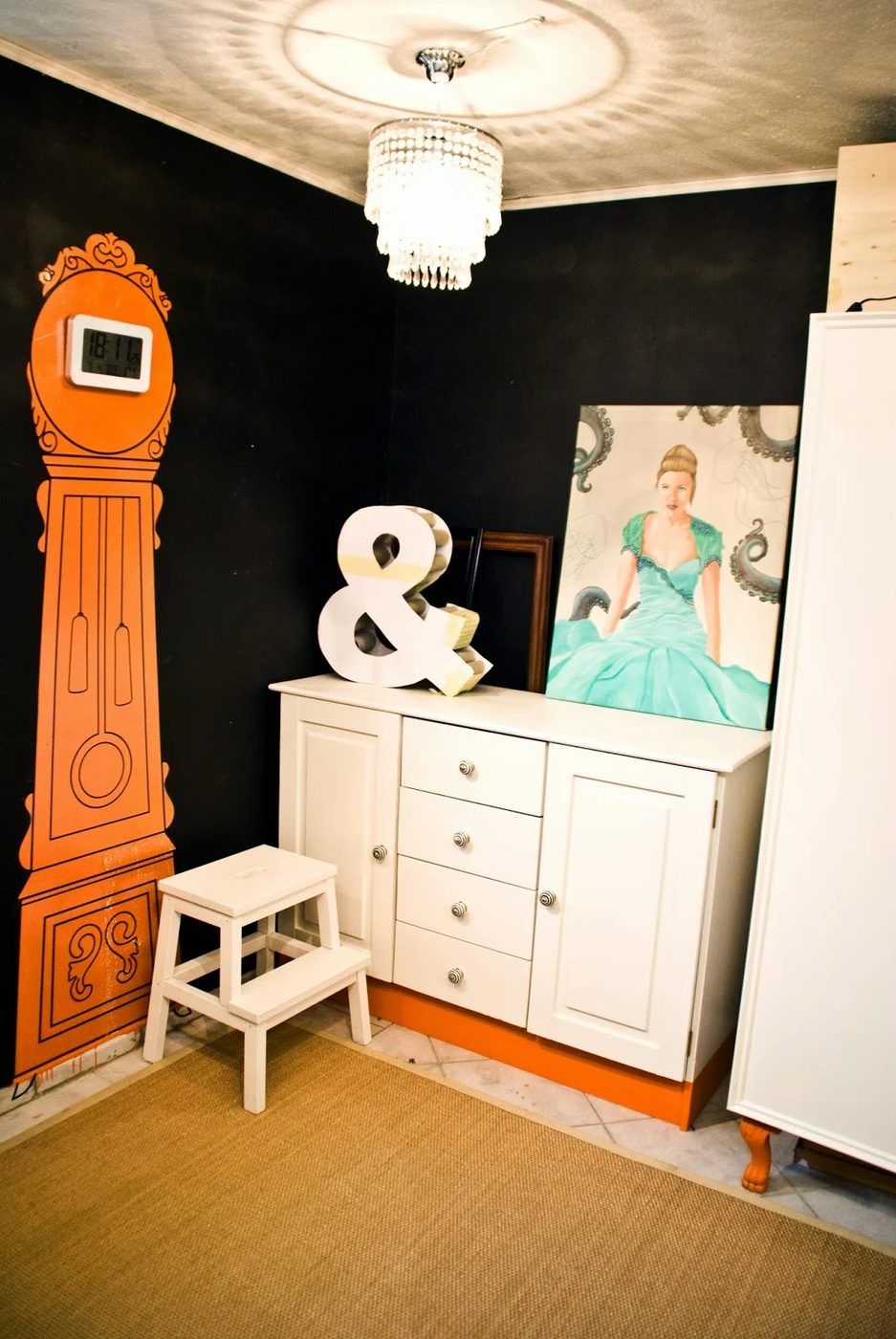 painted craft room storage dresser - Pudel Design