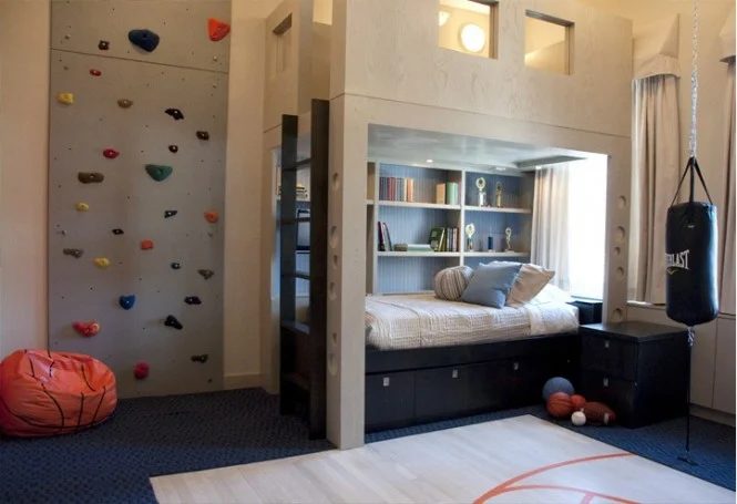 built-in-bed-gym-bedroom-home-designing