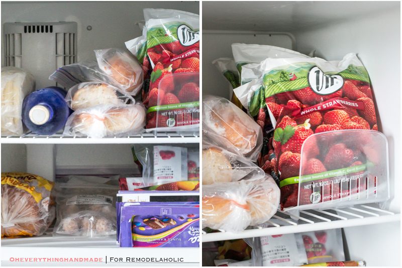 Fridge Organizing Tips- Freezer space tips