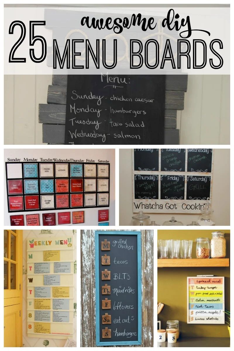 25 solid handmade menu boards featured on Bekob.com
