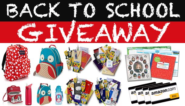 Huge Back to School Giveaway!