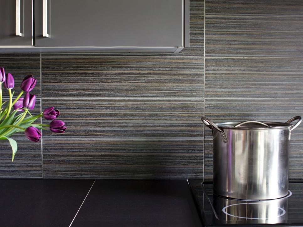 Gray Kitchen Tile Backsplash HGTV