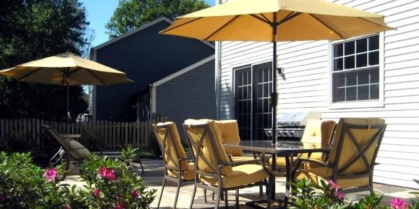 Backyard Overhaul With New Landscape, Patio and Furniture