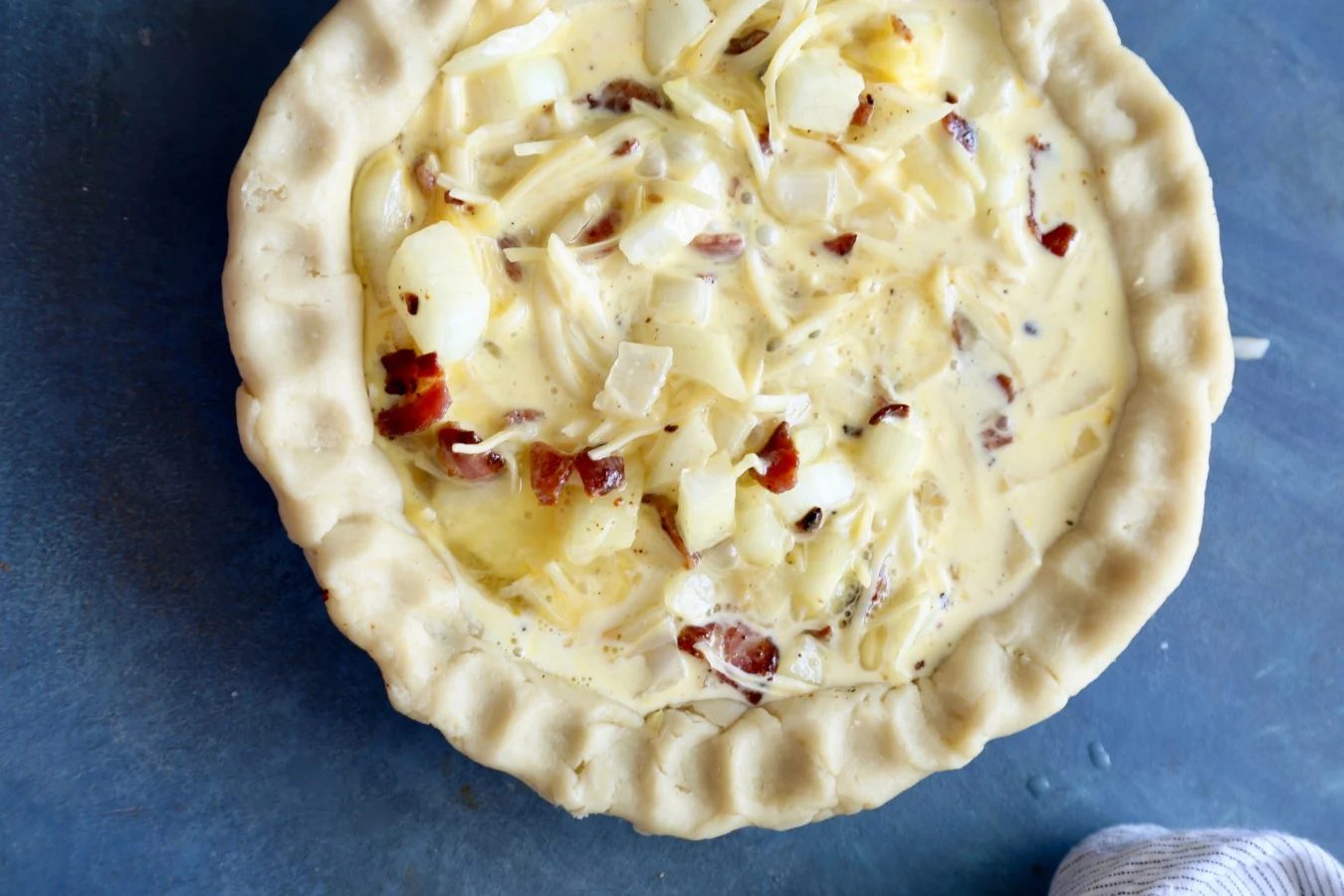 Bacon & Cheese Quiche Bekob 4