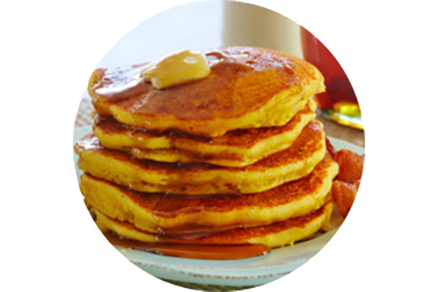 Bacon Cornbread Pancakes