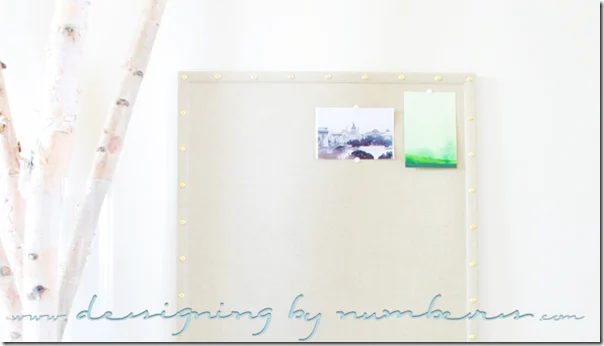 Ballard Designs Bulletin Board Knock-Off; Monthly Contributor Project