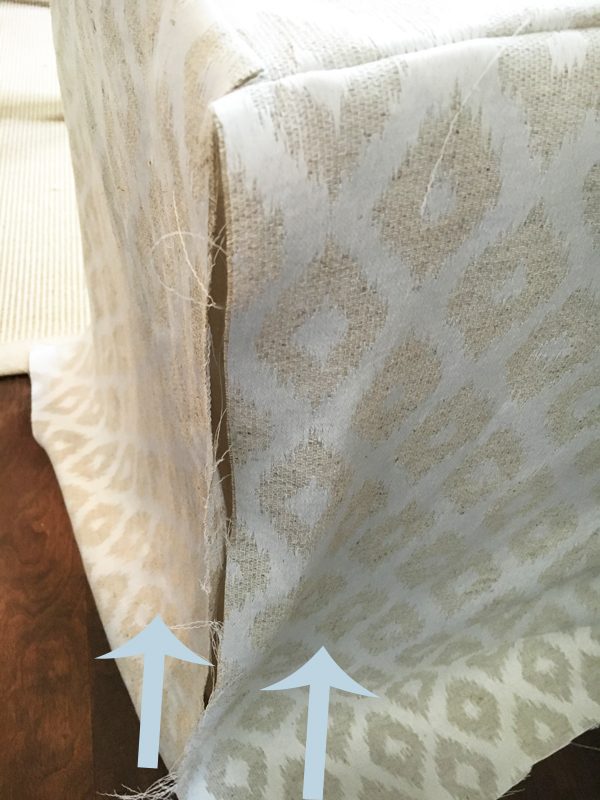 Sewing Corner for Upholstered Ottoman