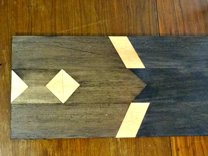 faux wood working with balsa wood