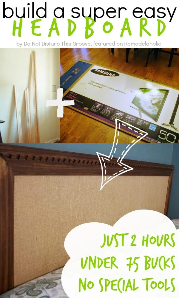 How to Build an straightforward Headboard in 2 Hours with No Special Tools, Do Not Disturb This Groove on Bekob