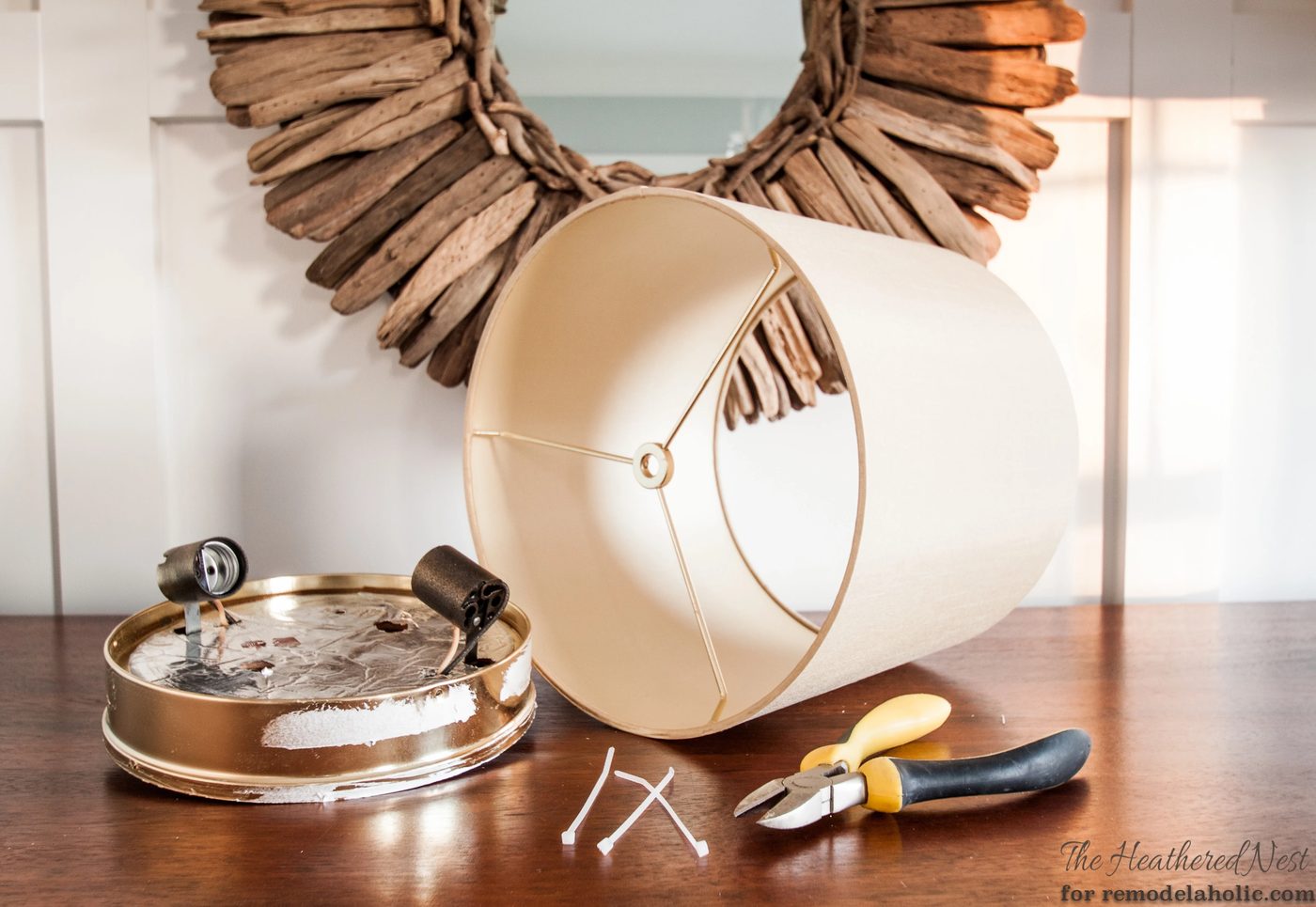 2 ways to update basic flushmount lights