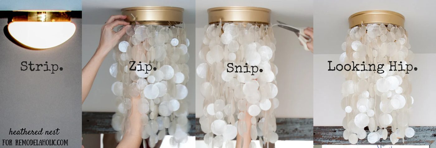 2 ways to update basic flushmount lights
