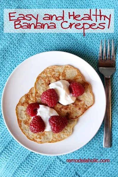 Banana crepes recipe