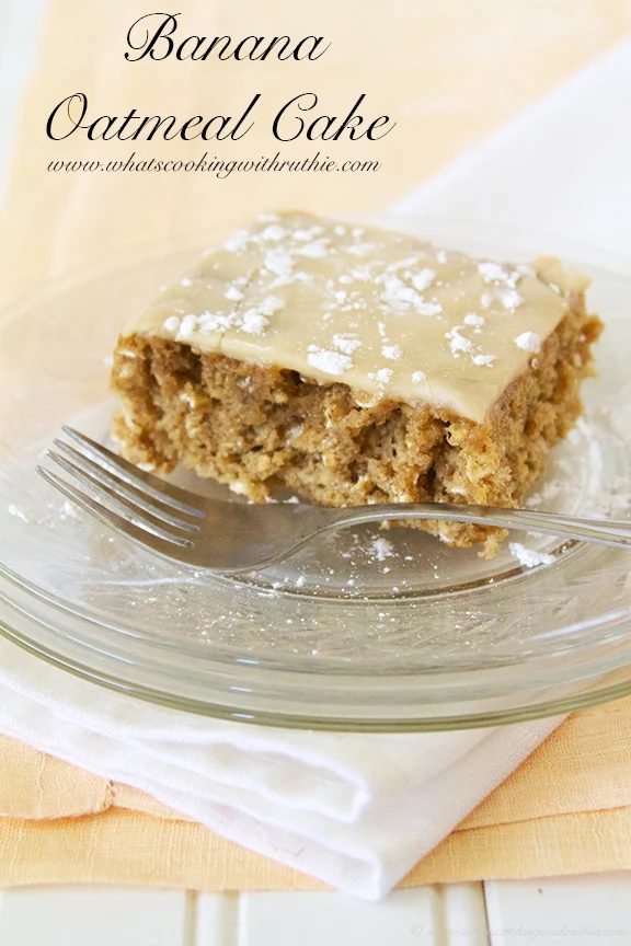 Banana Oatmeal Cake Recipe