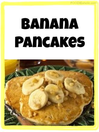 Banana Pancakes | FOODIEaholic.com #recipe #cooking #breakfast #brunch #pancakes #banana #fruit #freezedried