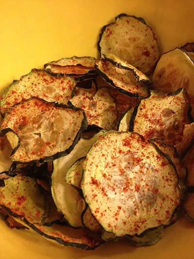 Barbecue Cucumber Chips