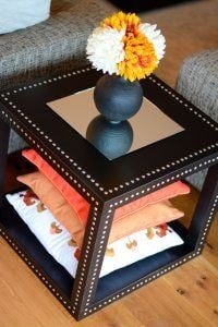 lack side table method nail heads