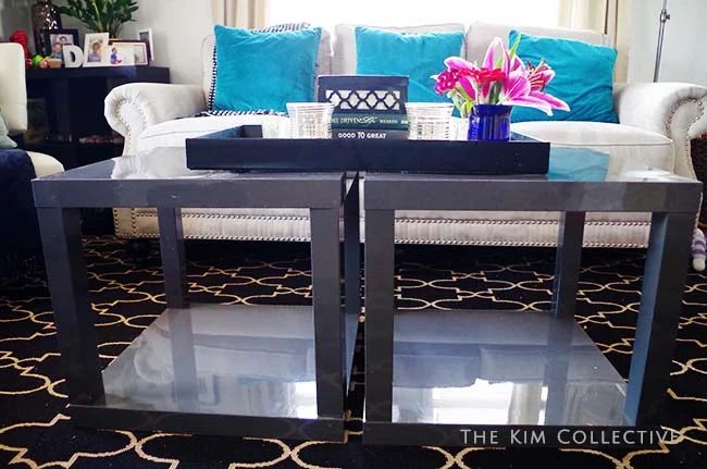lack side table method glossy cubes
