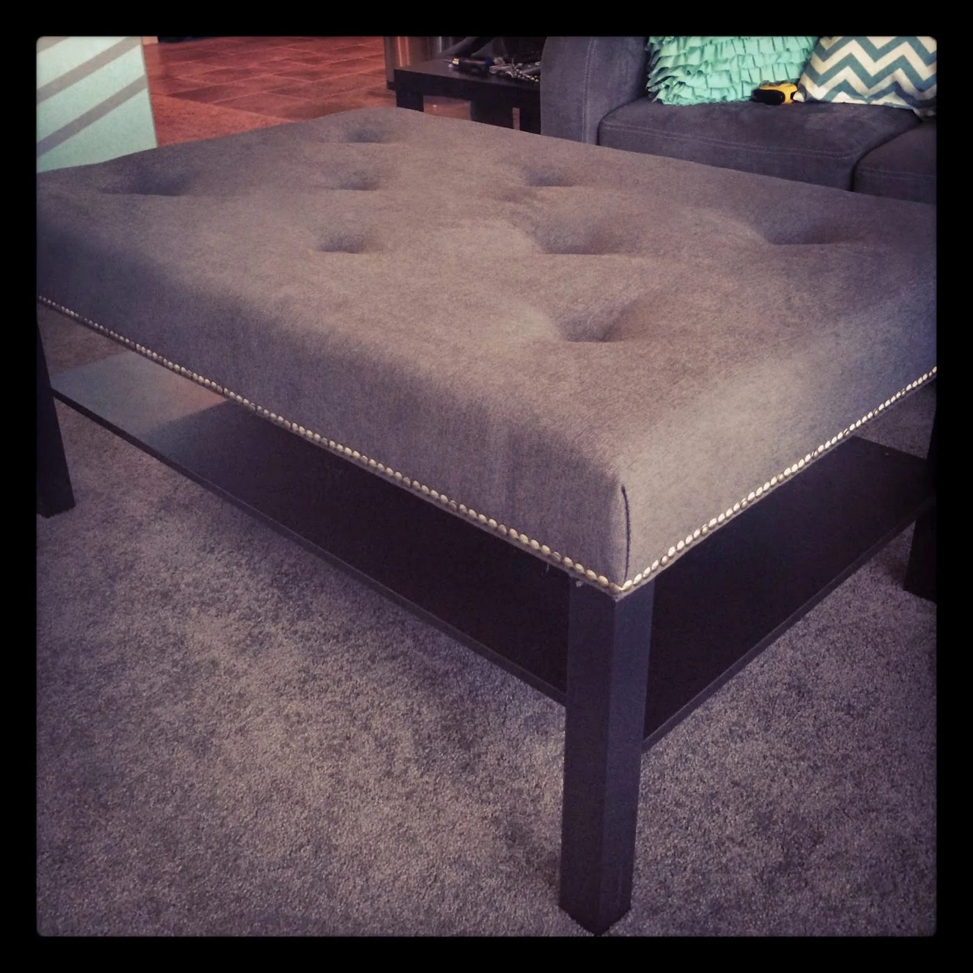 lack coffee table method tufted ottoman