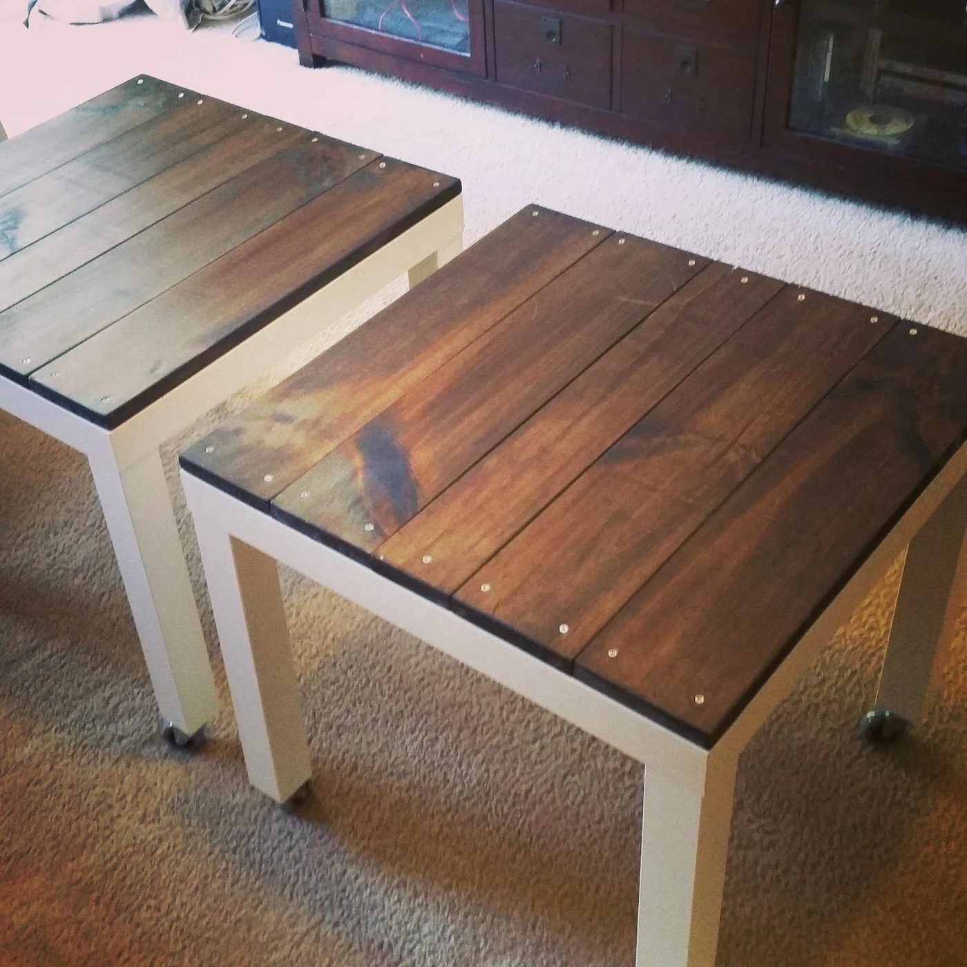 lack side table method wooden tops