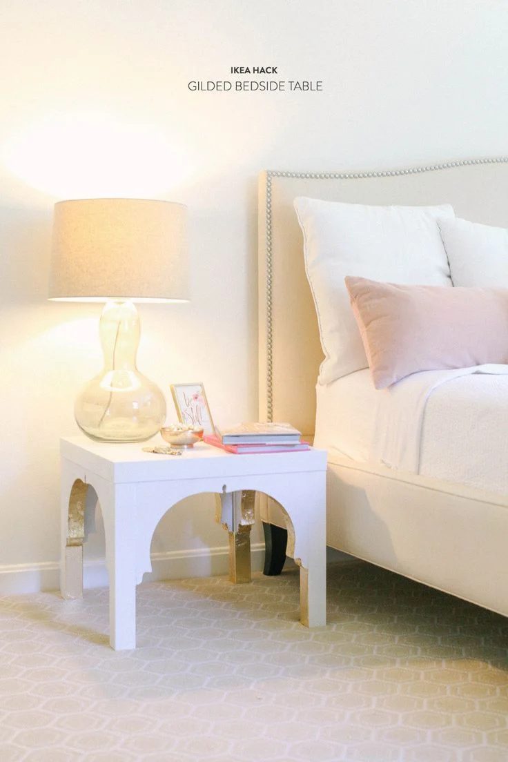 lack side table method corbels glided