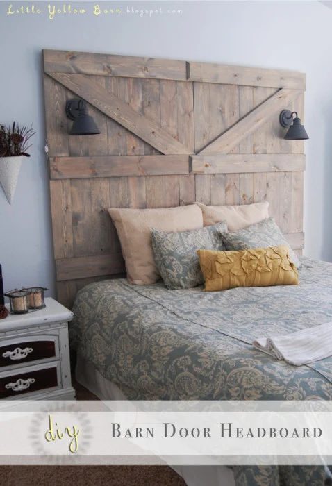 barn door headboard, Handmade Adventures