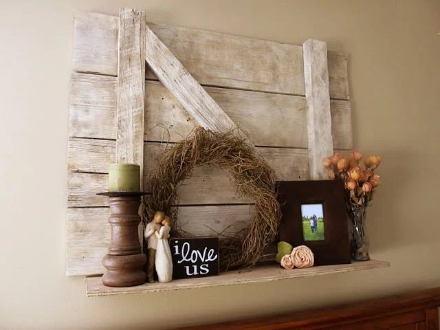 barn door shelf, Lovely Little Snippets