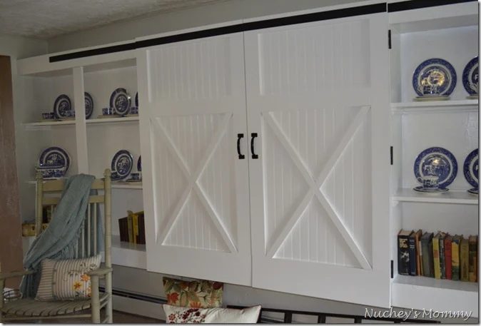 barn door inspired closet doors, Four Generations One Roof