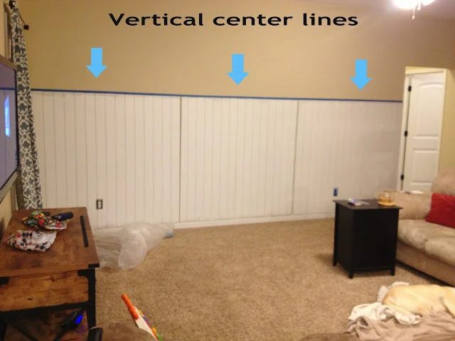 evenly space the X for barn door wainscoting
