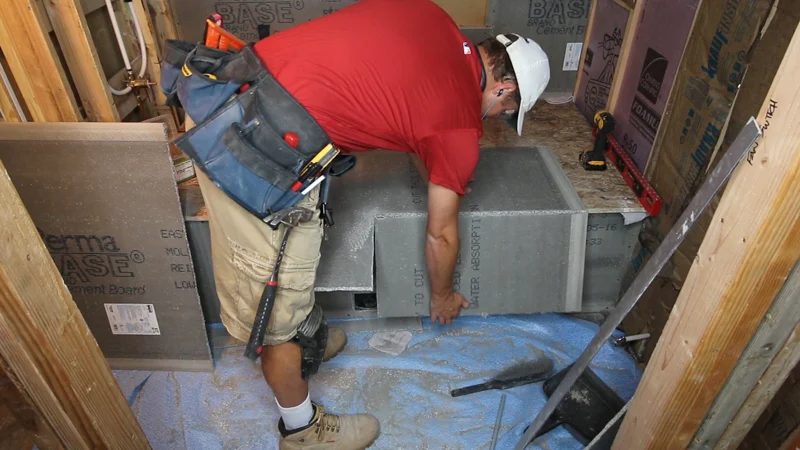 Basement Bathroom Drywall and Cement Board Installation