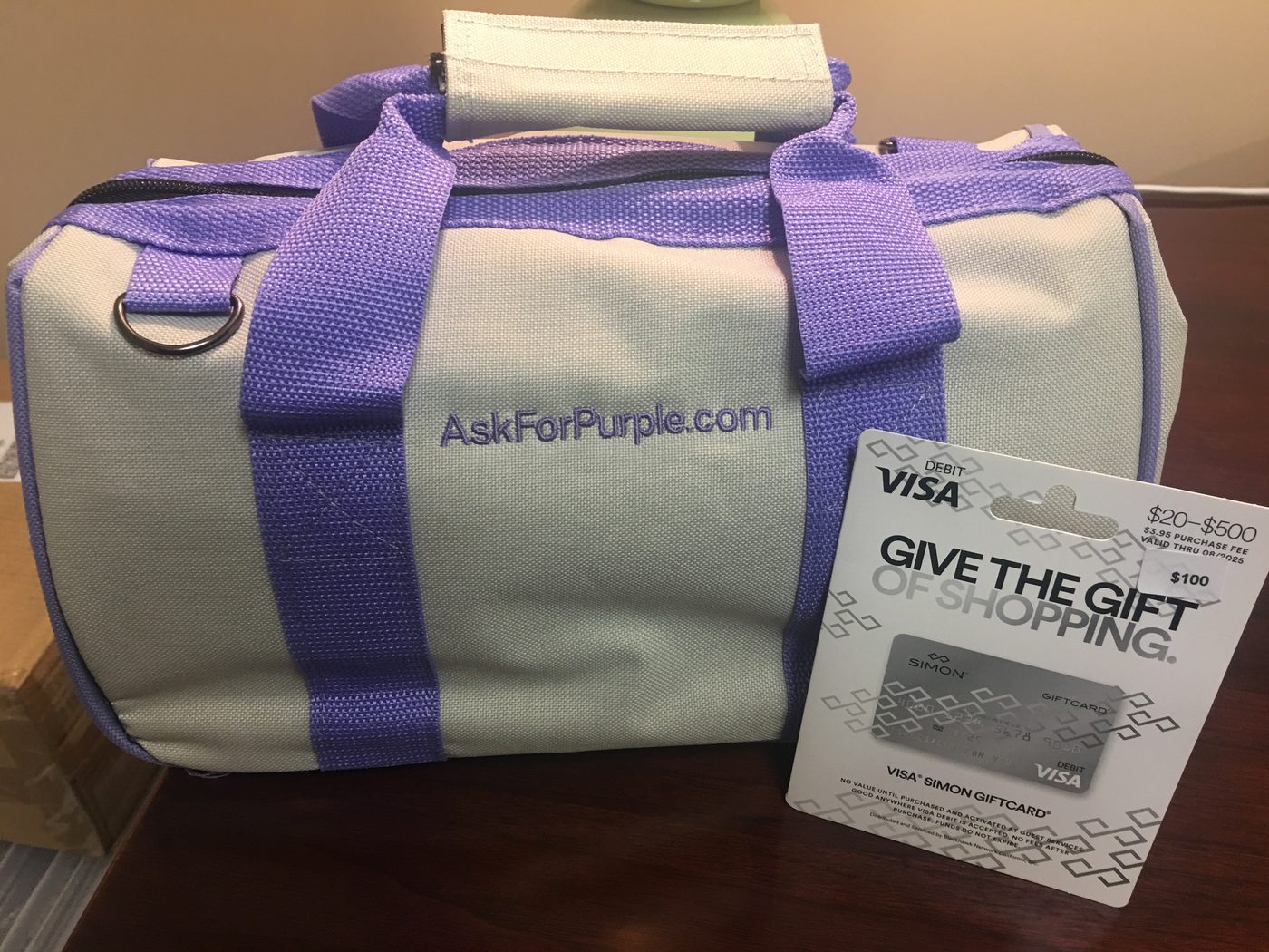 AskForPurple Giveaway Photo