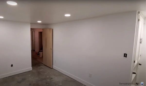 Basement Bedroom Remodel In 1960's Basement With Original Built Ins #Bekob