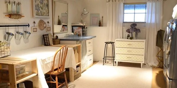 Basement Craft / Laundry Room Updates For Only $89