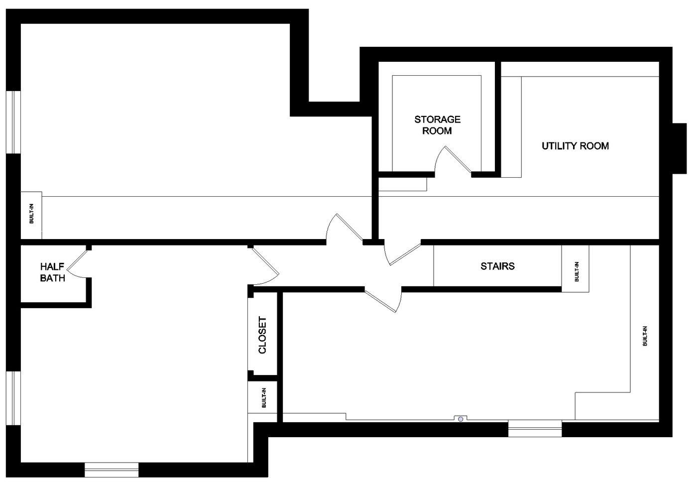 Original Basement Floorplan