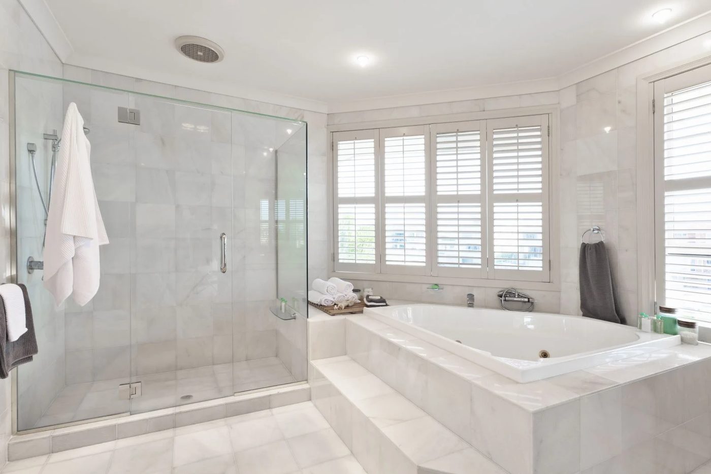 All White Bathroom