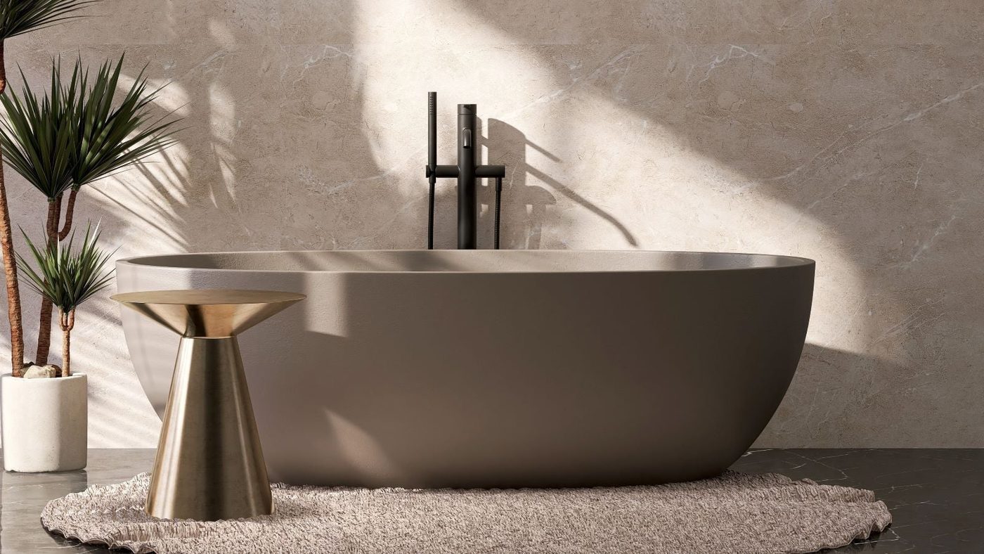 Matte Color Bathroom