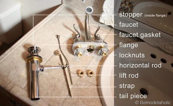 bathroom faucet install image of parts copy